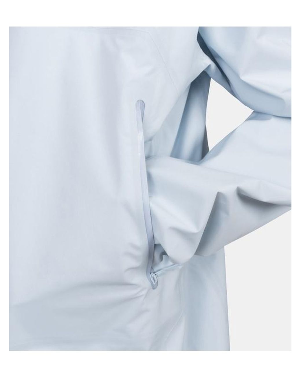 Arc'teryx Blue Logo-Embroidered Hooded Jacket for men