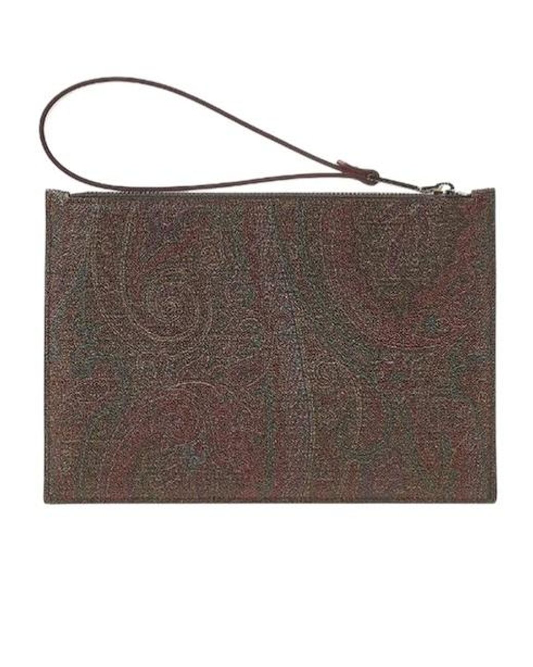 Etro Brown Pattern Handbag