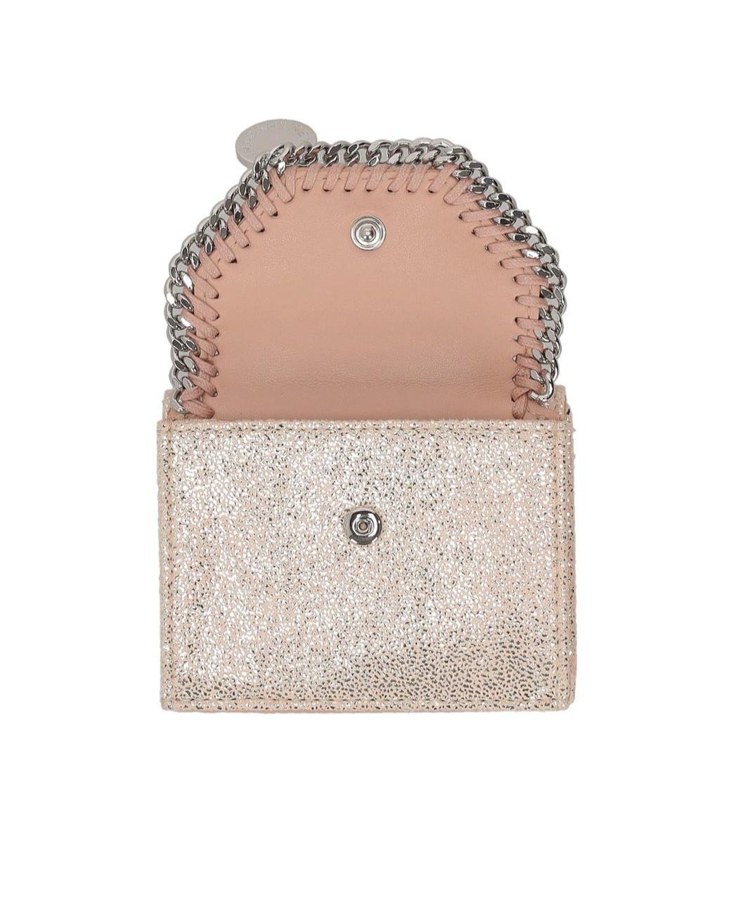 Stella McCartney White Falabella Trifold Wallet