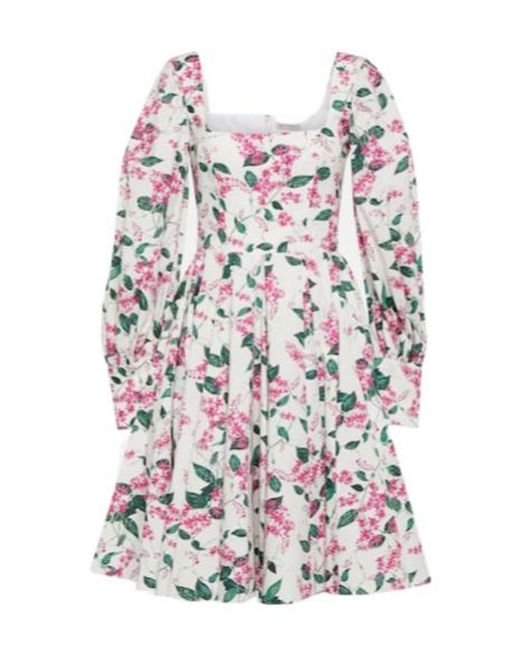 Emilia Wickstead White Yasmina Floral Cotton Minidress