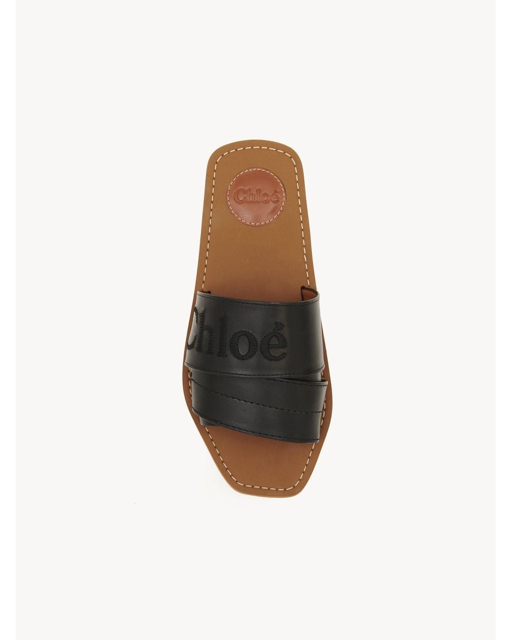 Chloé Multicolor Chloé Woody Flat Mules