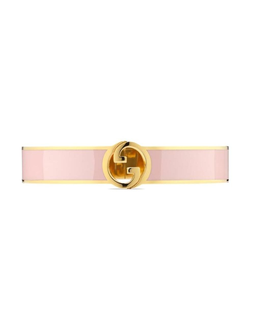 Gucci Metallic Gg Logo Bracelet