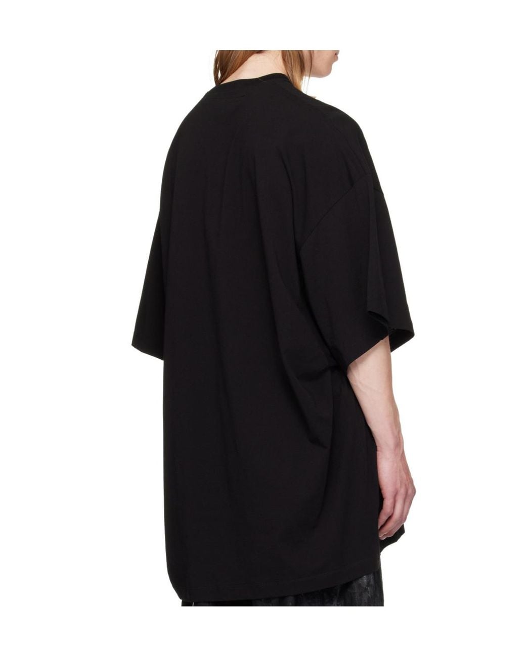 Julius Black Super Big T-Shirt for men