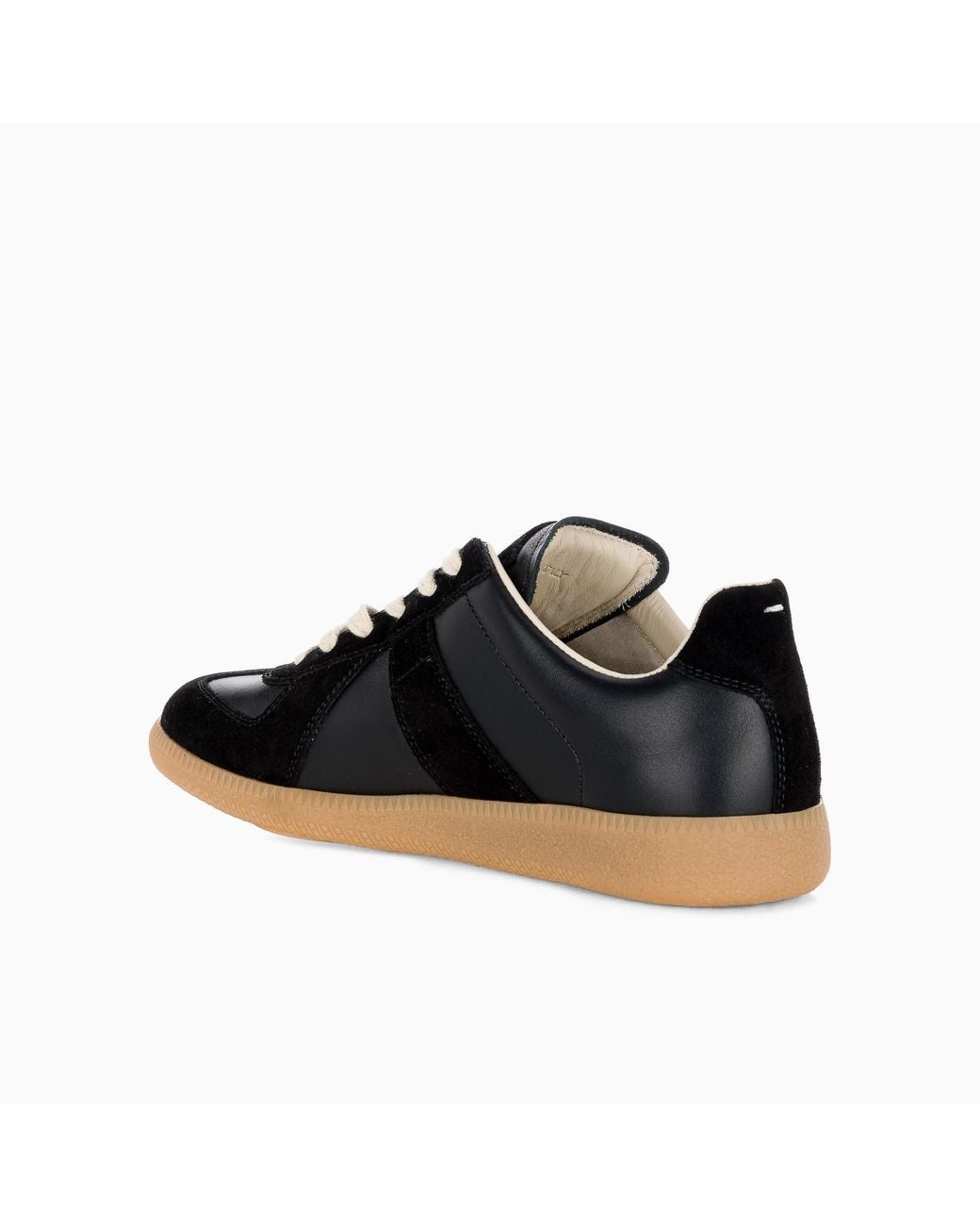 Maison Margiela Black Replica Low-Top Sneakers for men