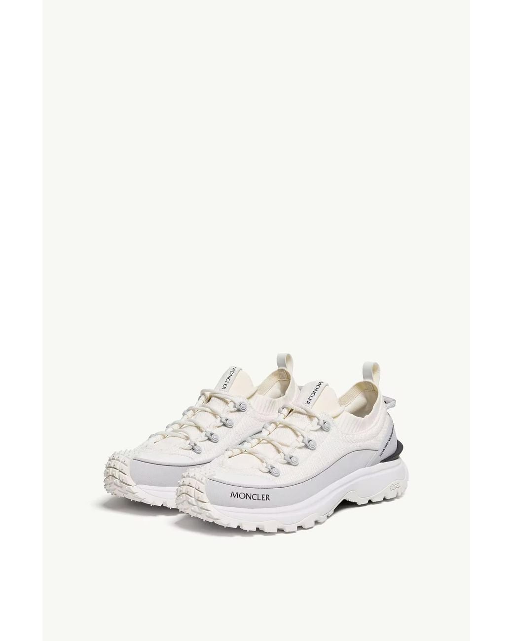 Moncler White Moncler Trailgrip Lite3 Sneakers