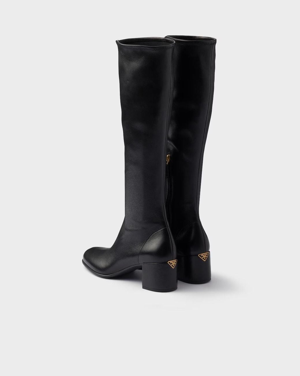Prada Black High-Heeled Boots