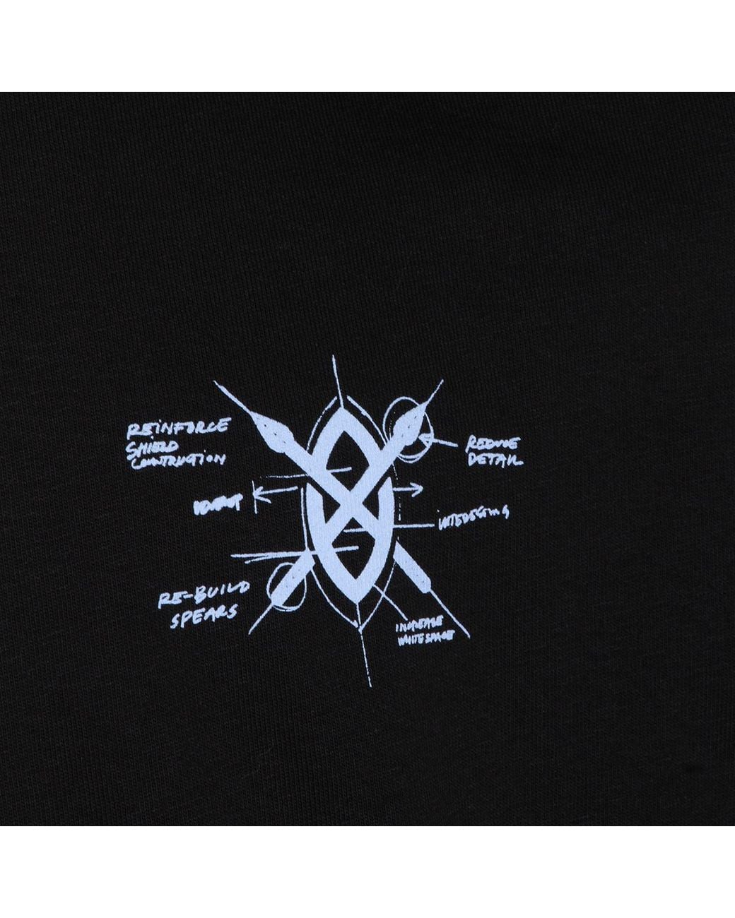 Daily Paper Black Crew-Neck T-Shirt for men