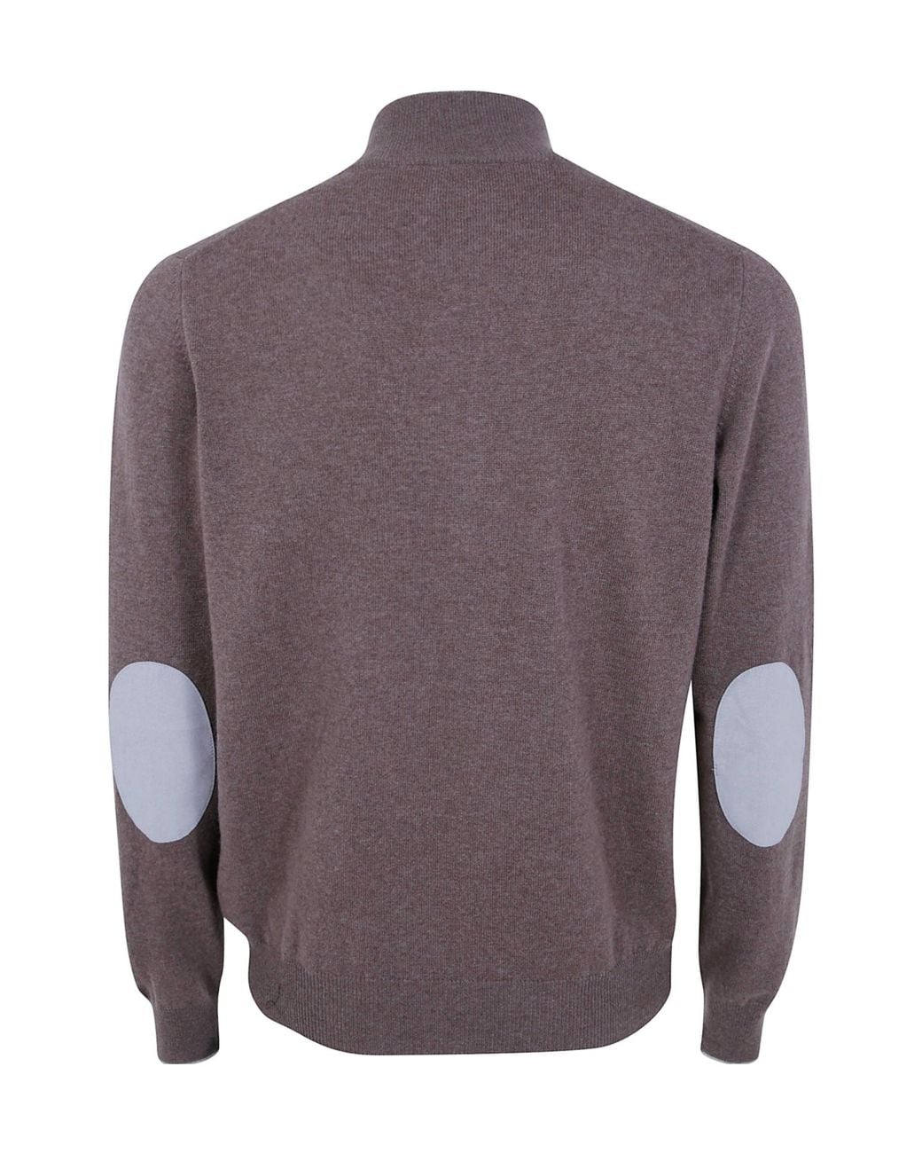 Gran Sasso Gray Long-Sleeved Sweater for men