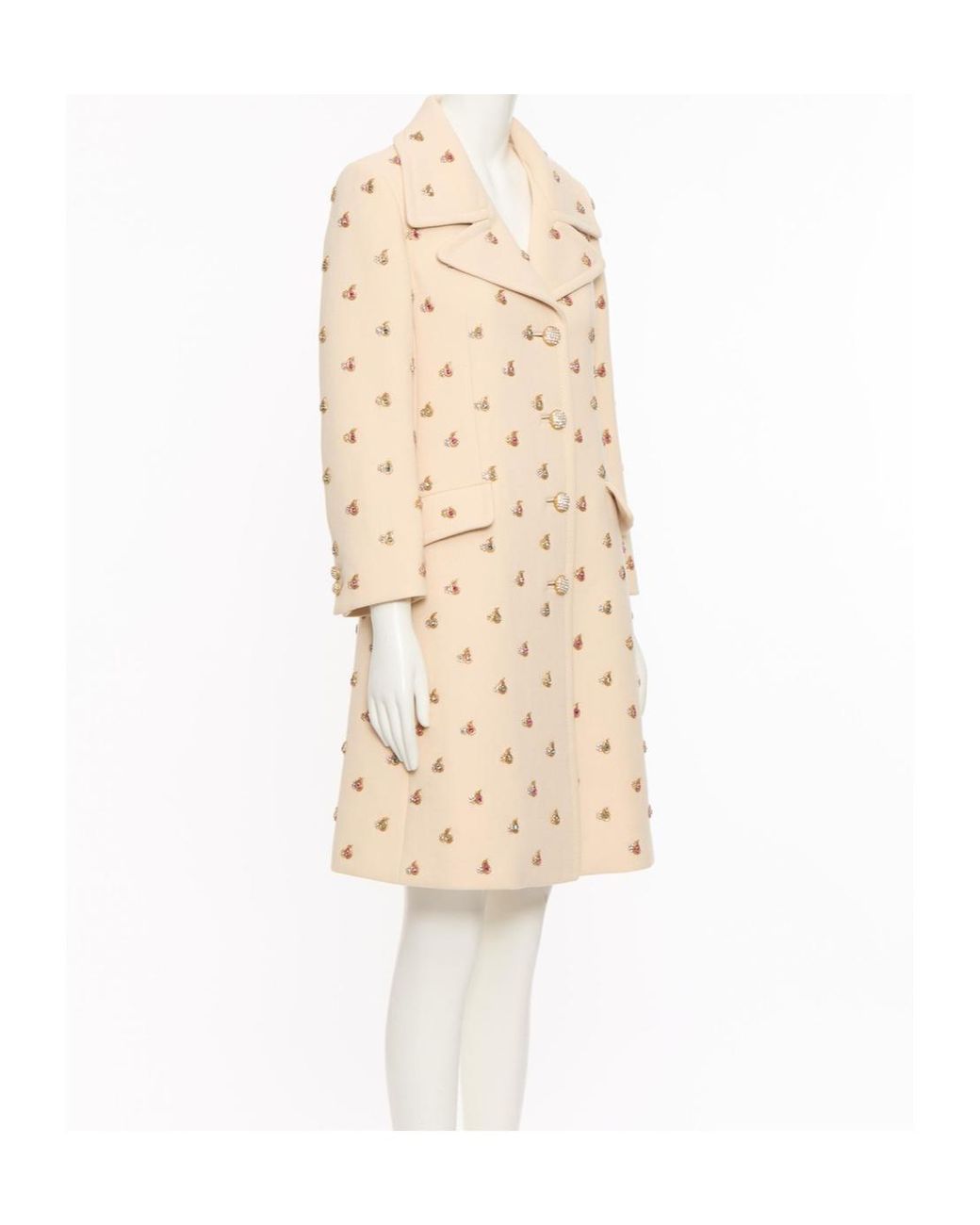 Valentino Natural Long Sleeve Coat