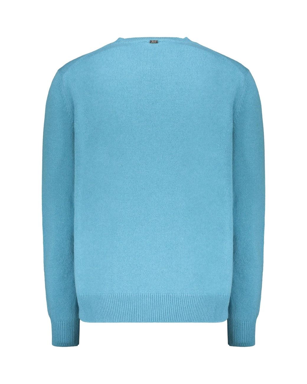 Herno Blue Cashmere Sweater for men