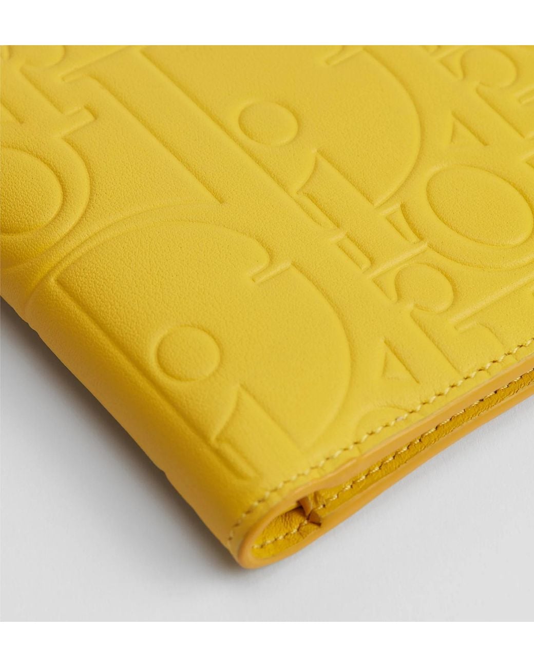 Dior Yellow Bifold Wallet for men