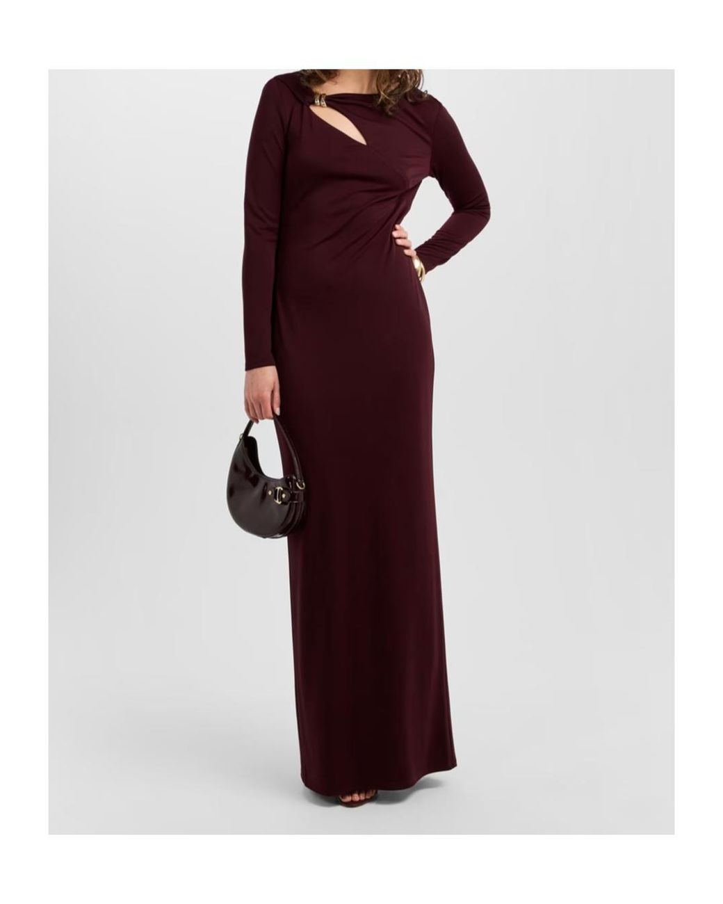 Ralph Lauren Red Burlince Ball Gown