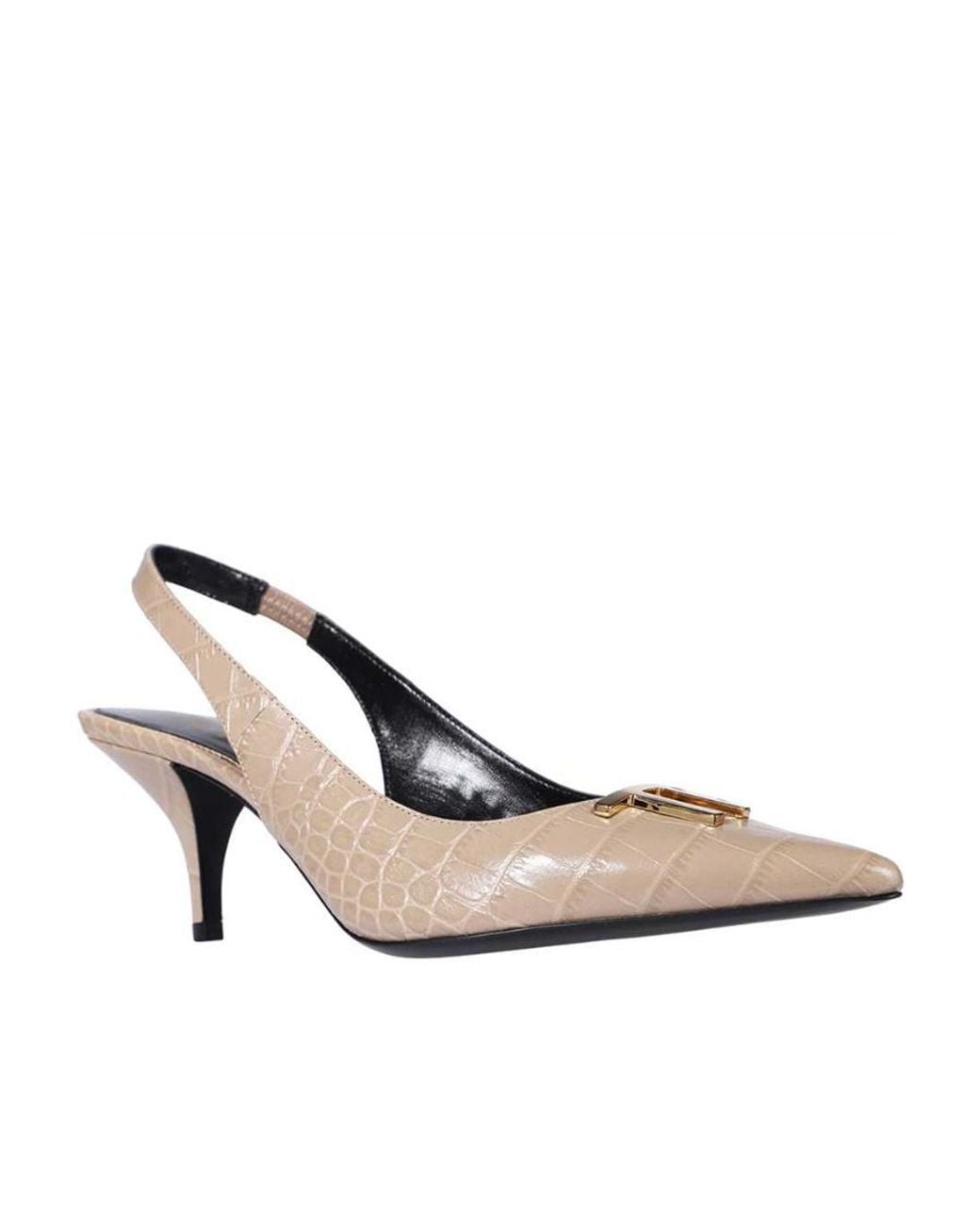 Tom Ford White Logo High Heels