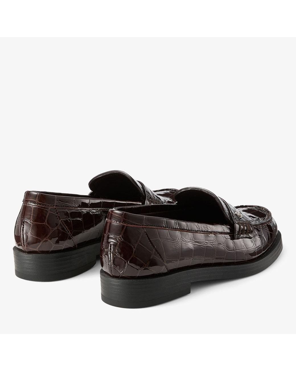 Jimmy Choo Brown Ivy Loafers