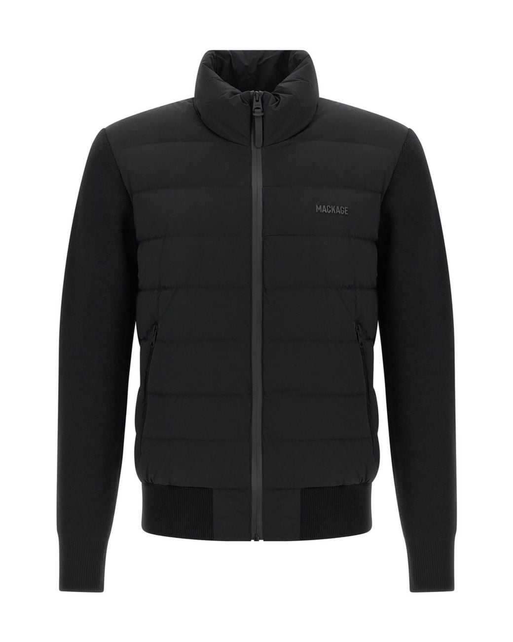 Mackage Black Duvet Cardigan for men