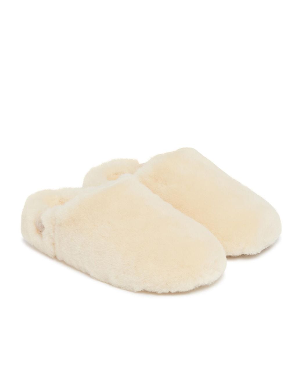 Ugg Natural Elea Plush Slippers