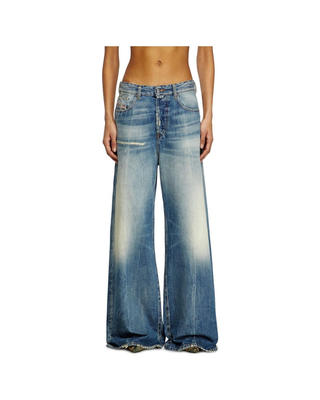 DIESEL Blue 1996 D-Sire Wide-Leg Jeans