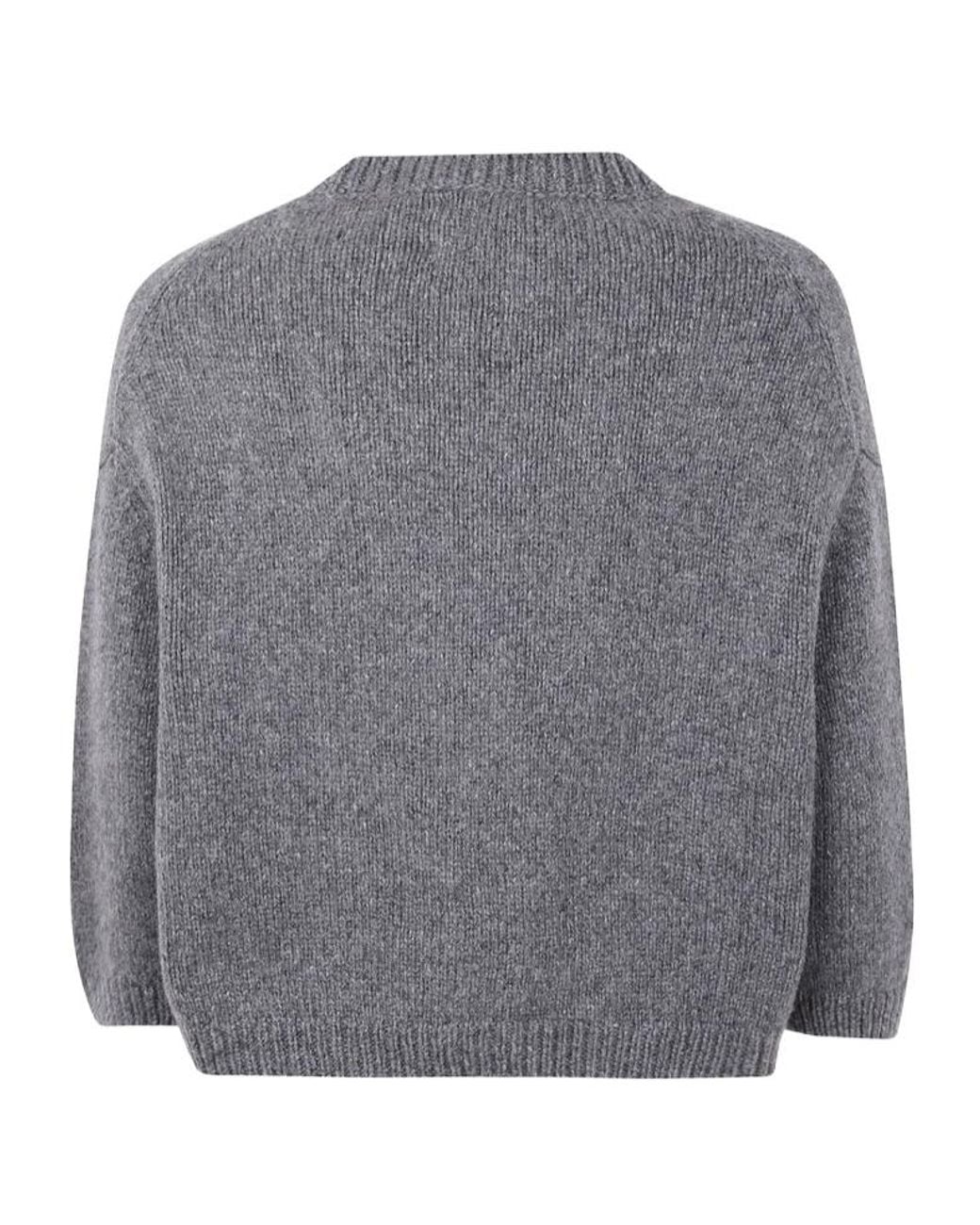 Khaite Gray Sabrina Sweater