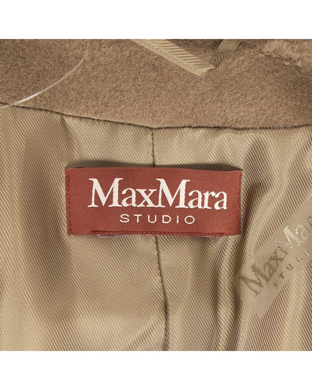Max Mara Natural Studio Cloruro Tie-Waisted Coat