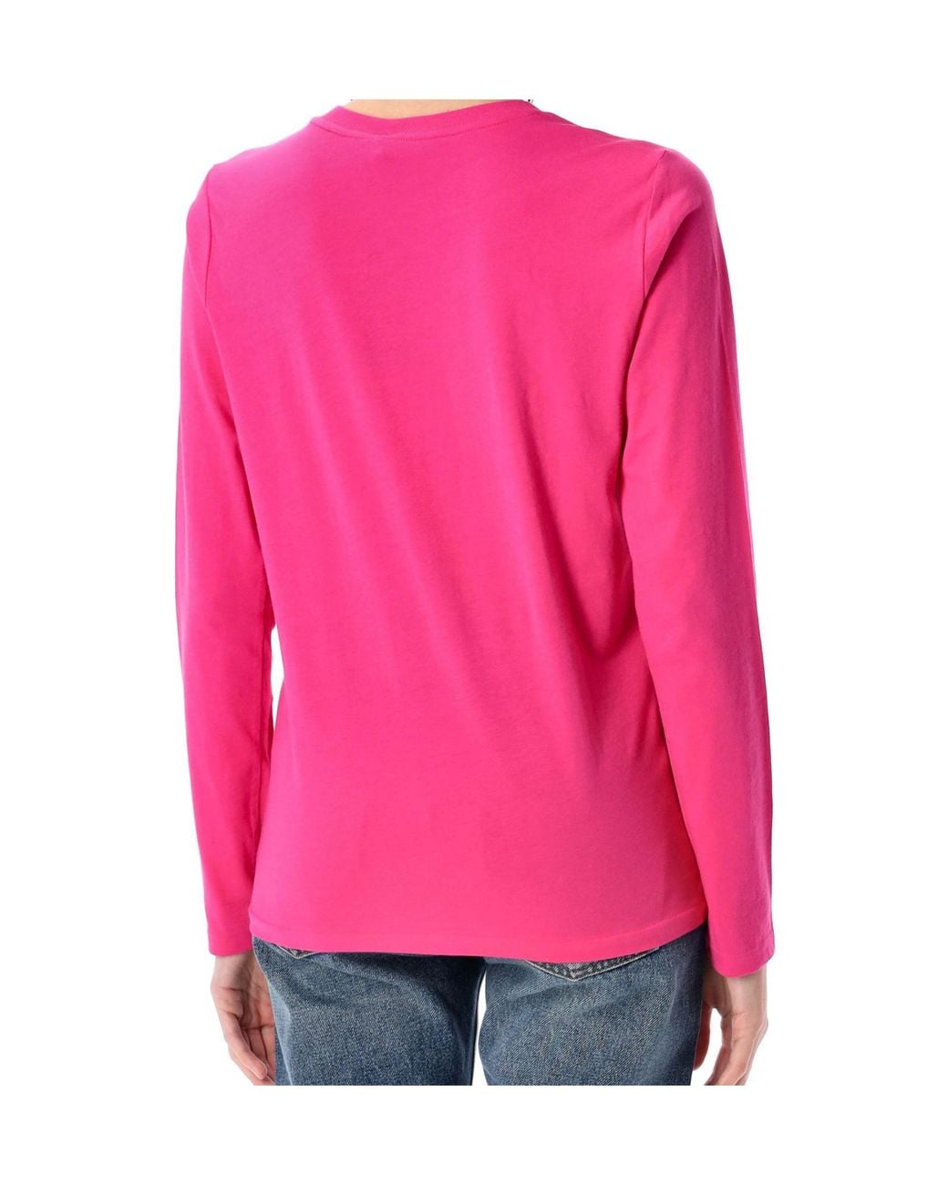Polo Ralph Lauren Pink Logo Embroidered Crewneck T-Shirt