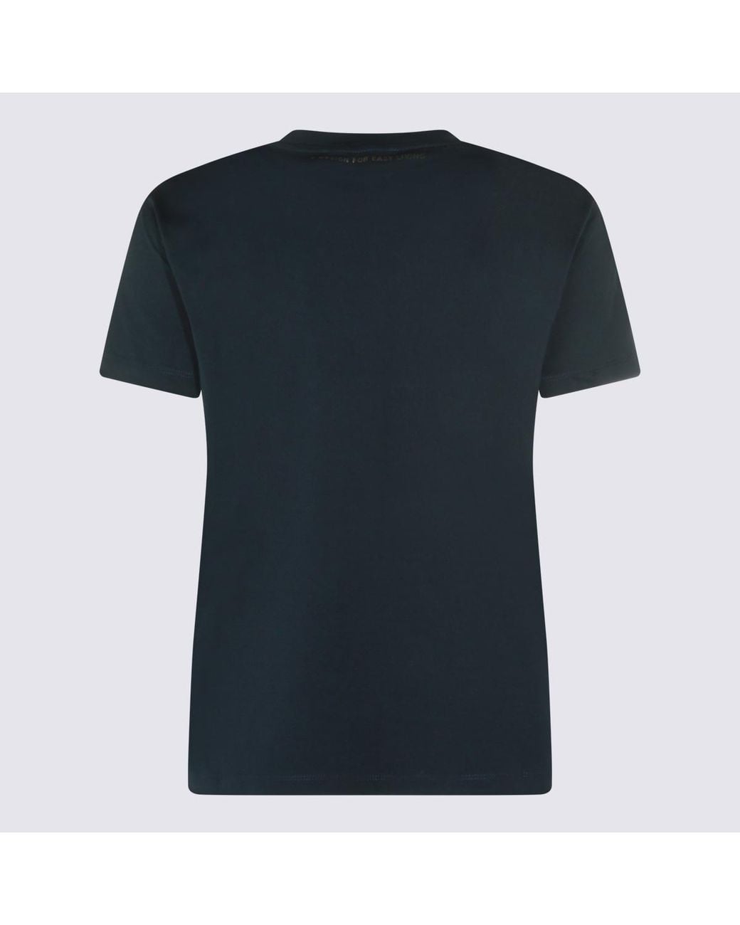 Max Mara Blue Edile Logo Printed Crewneck T-Shirt