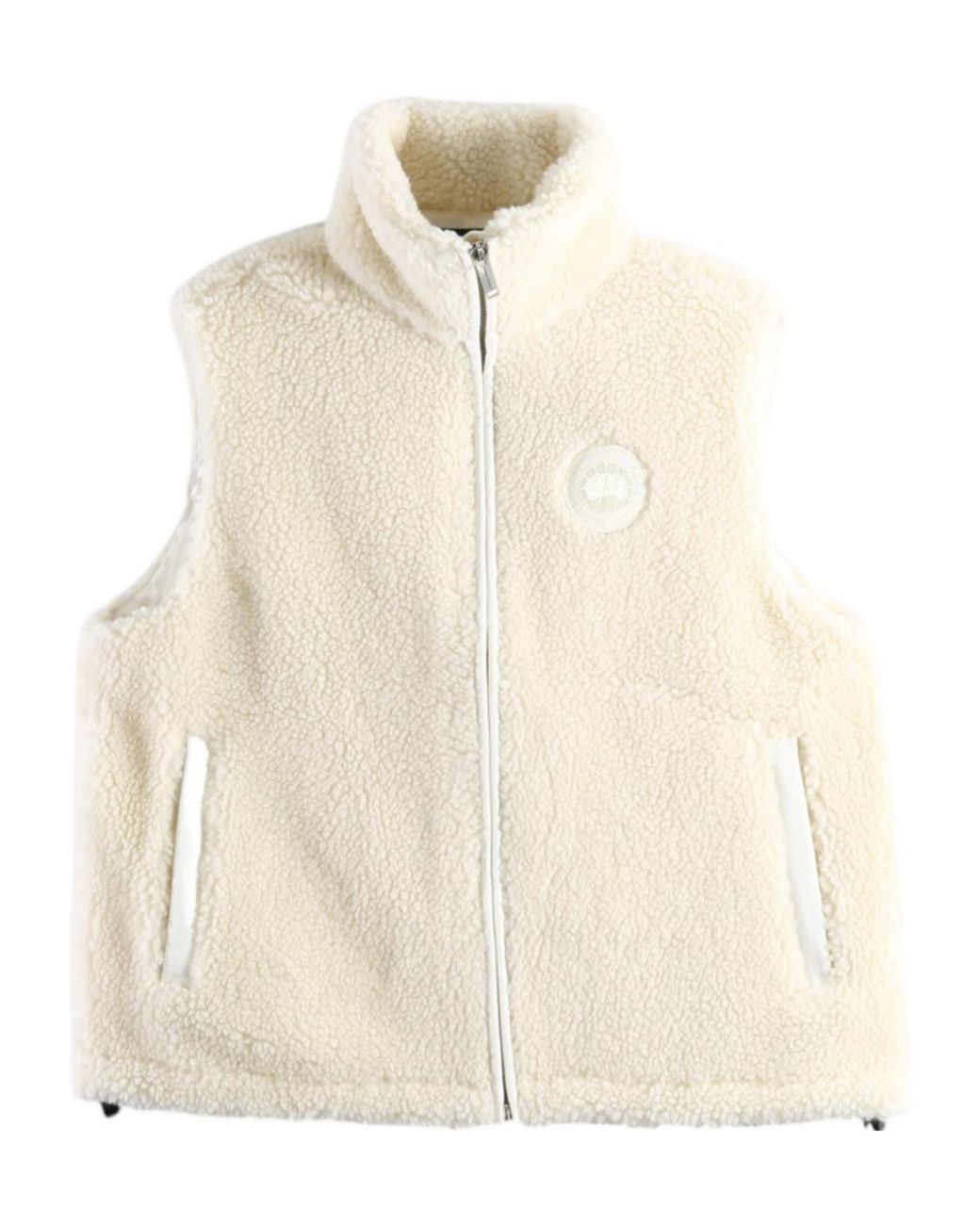 Canada Goose White Soren Fleece Vest