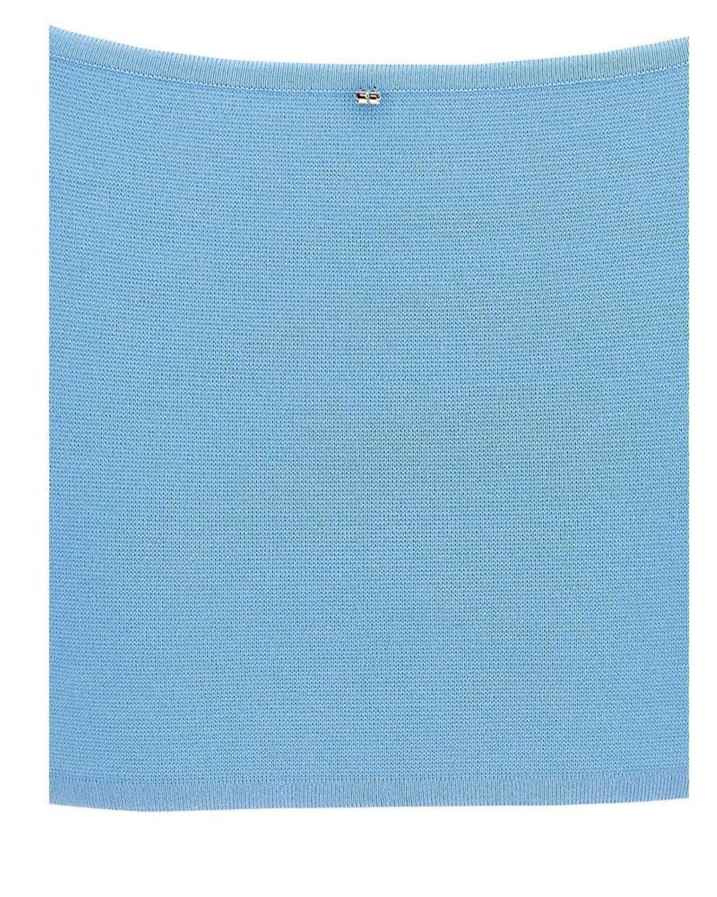 Sportmax Blue Knit Vest