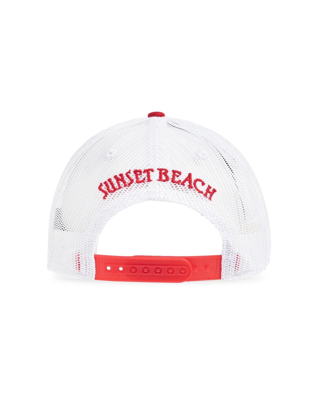 DSquared² Red Logo Detailed Baseball Cap for men