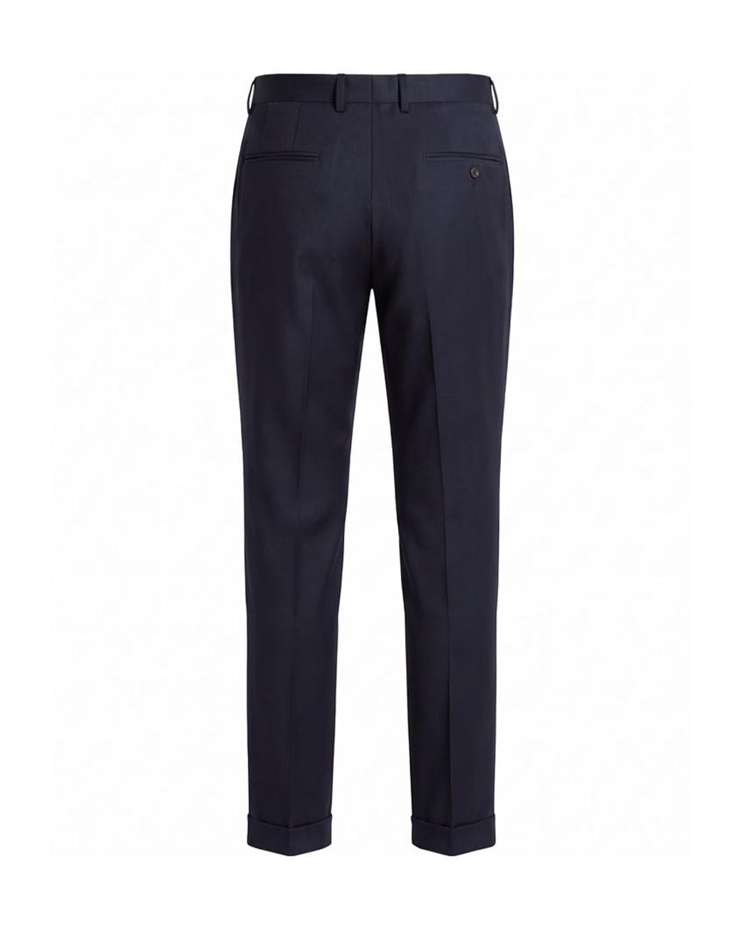 Peserico Blue Pleated Casual Trousers for men