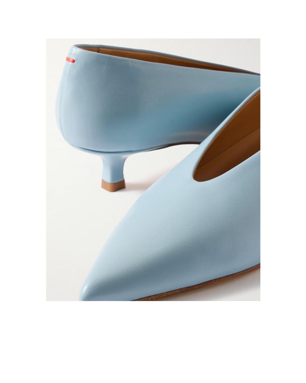 Aeyde Blue Leather Pumps