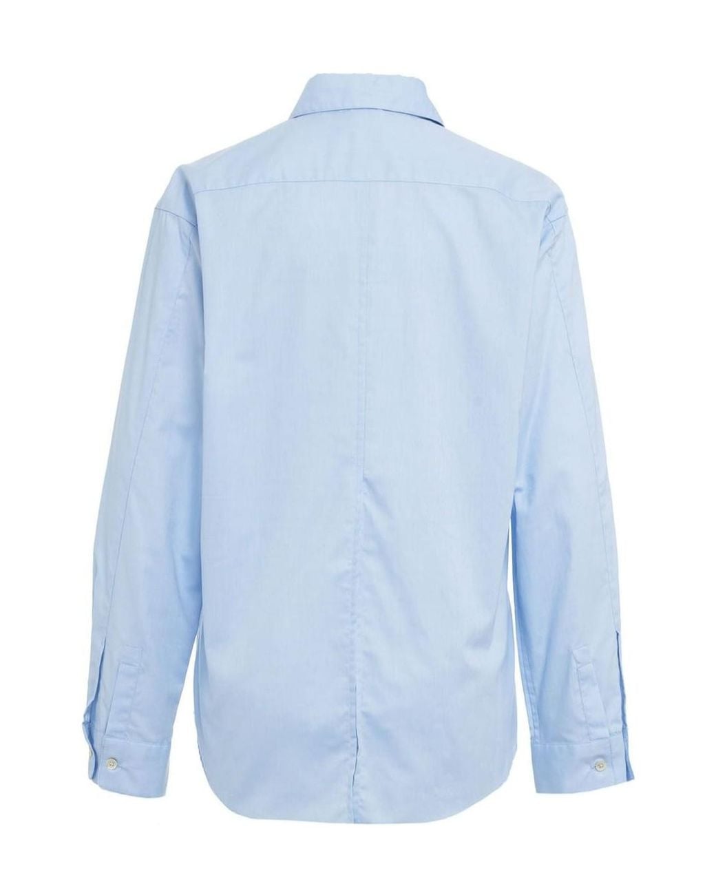Pinko Blue Love Birds Embroidered Oxford Shirt