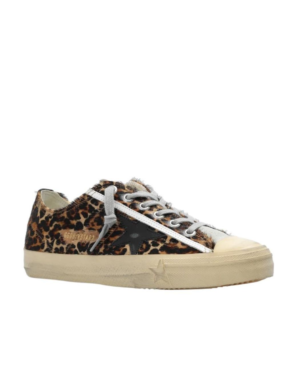 Golden Goose Deluxe Brand Brown V-Star 2 Low-Top Sneakers