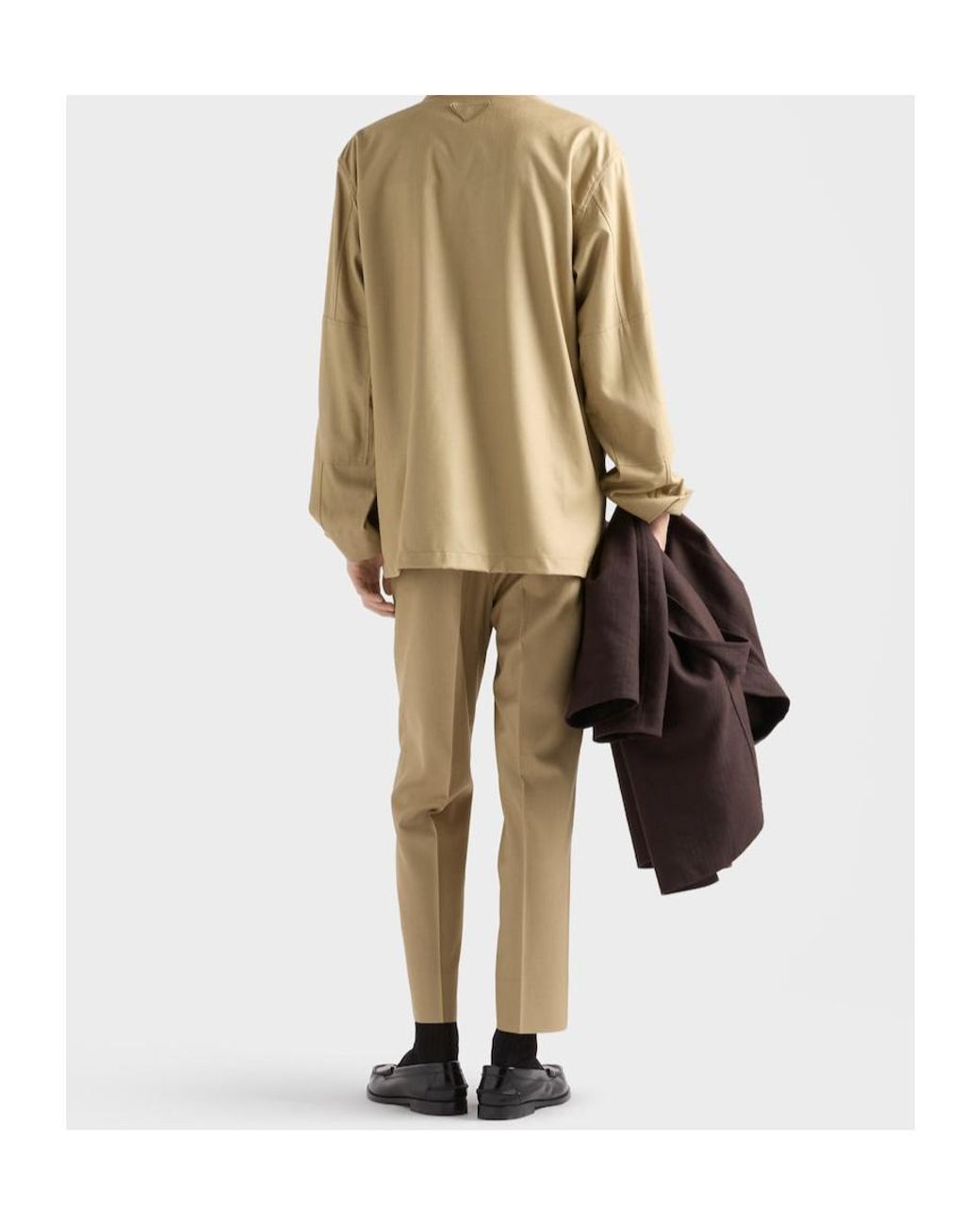 Prada Natural Silk Safari Jacket for men