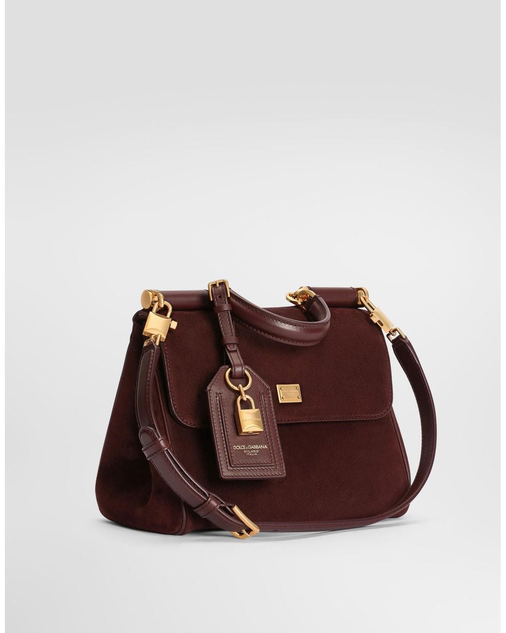 Dolce & Gabbana Brown Small My Sicily Handbag