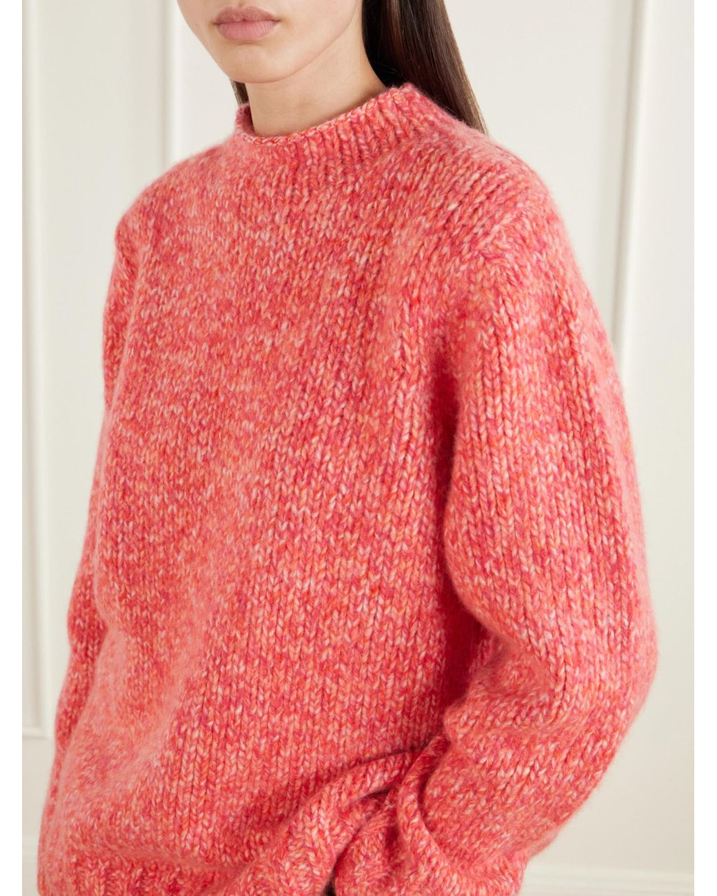 arch4 Pink Cashmere Turtleneck Sweater