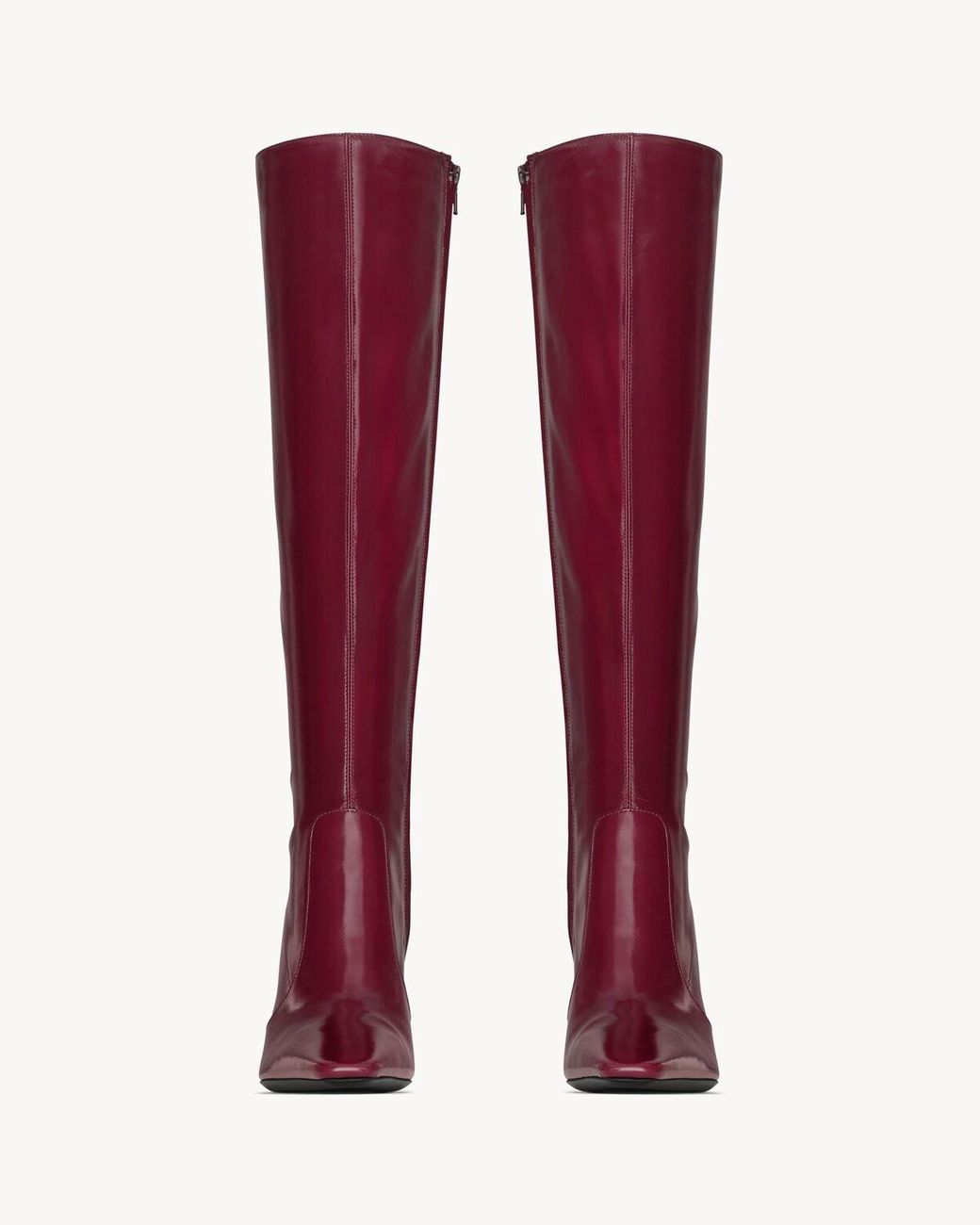 Saint Laurent Red Francoise Boots