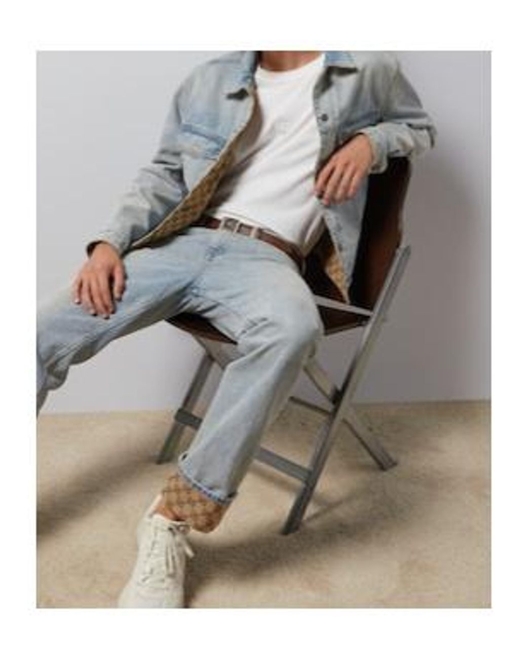 Gucci Blue Reversible Denim Jacket for men