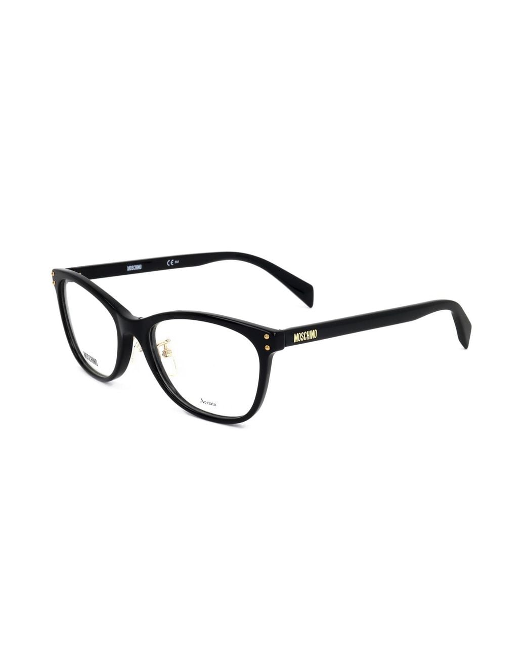 Moschino White Eyewear Cat-Eye Frame Glasses