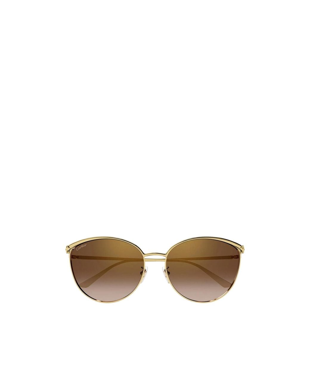Cartier Multicolor Panthère Oval Frame Sunglasses