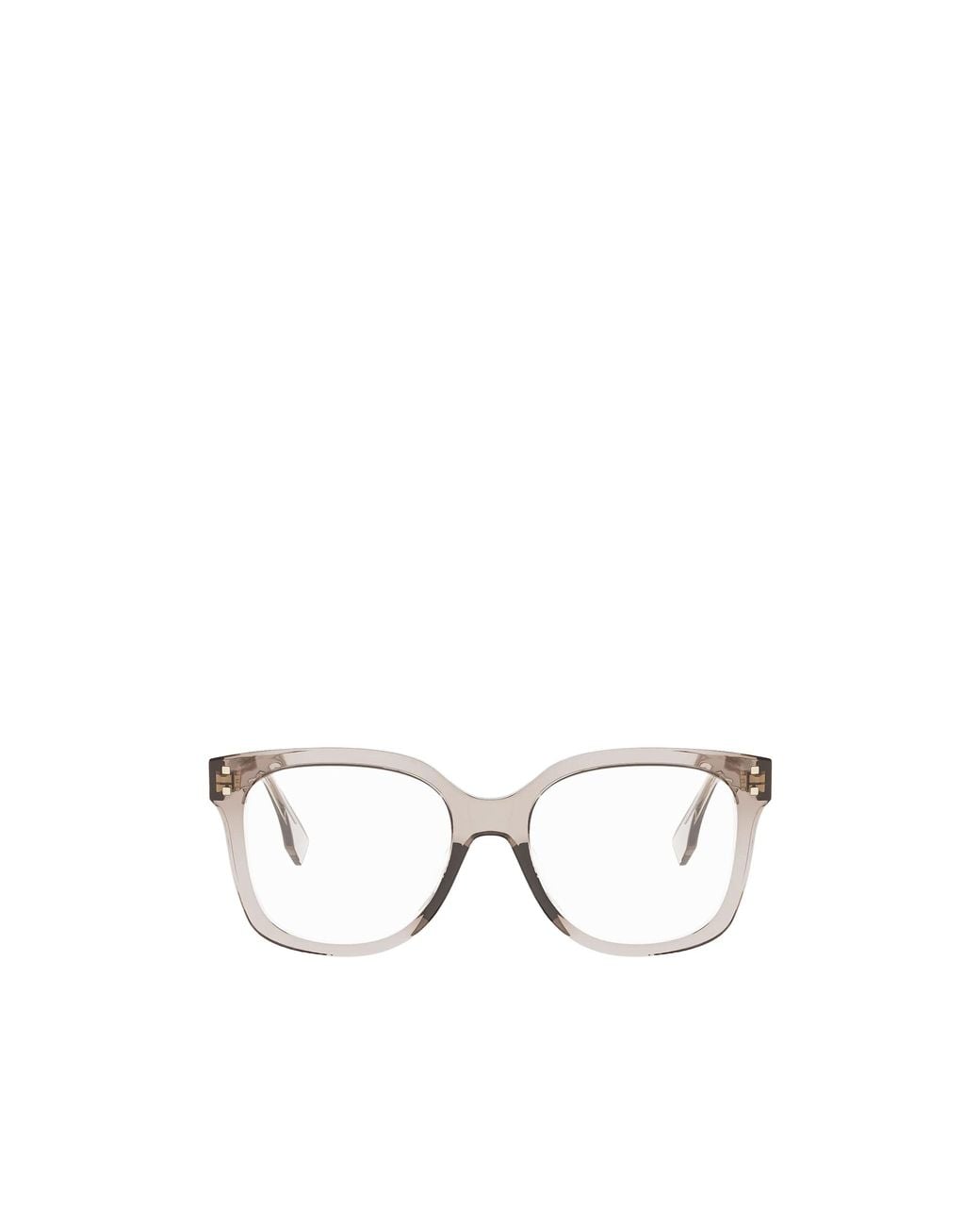 Fendi Natural Eyewear Square Frame Glasses for men