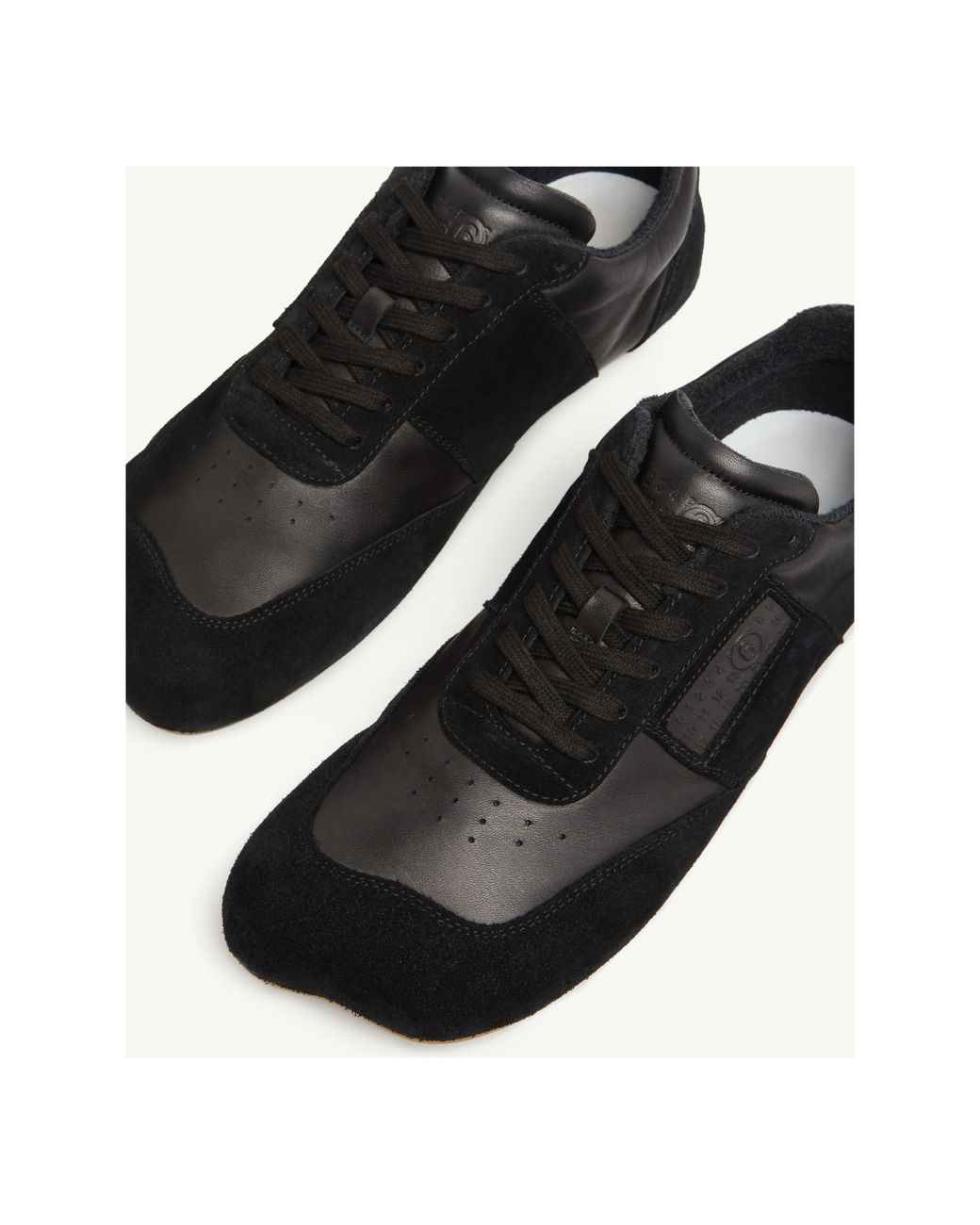MM6 by Maison Margiela Black Anatomic Sneakers