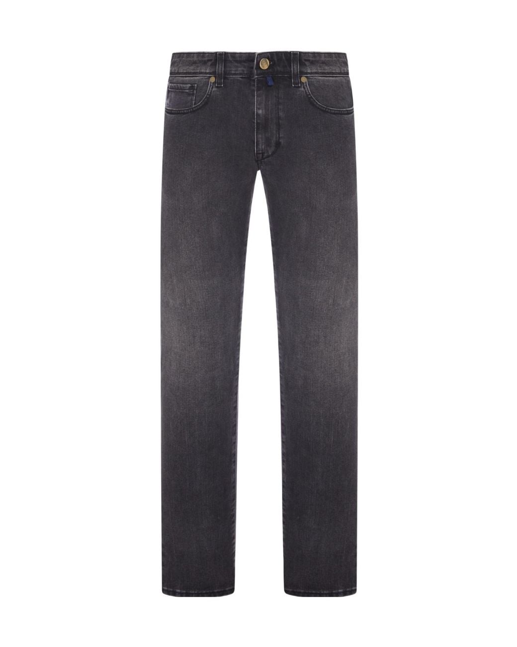 Incotex Blue Five-Pocket Straight-Leg Jeans for men
