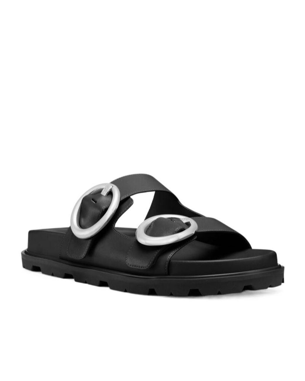 Stuart Weitzman Black Benni Sport Slide