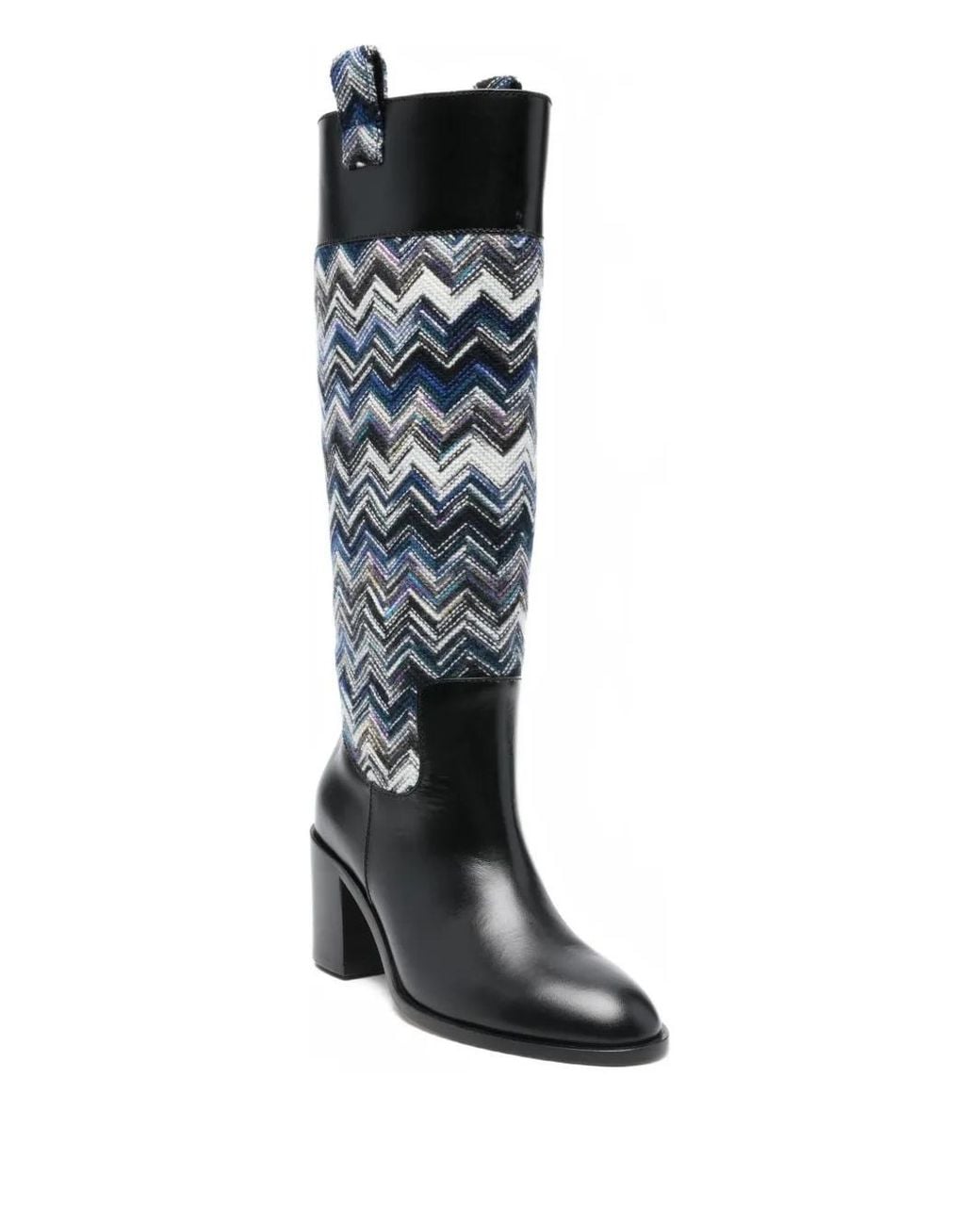 Missoni Black 75Mm Sophie Zigzag Boots