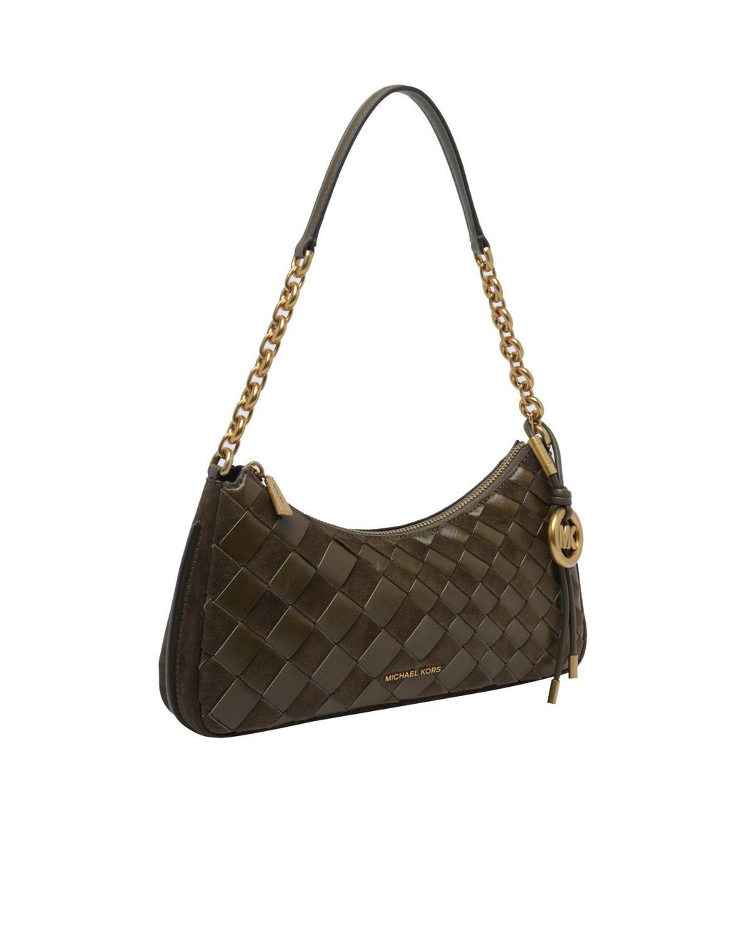 Michael Kors Gray Michael Loden Shoulder Bag