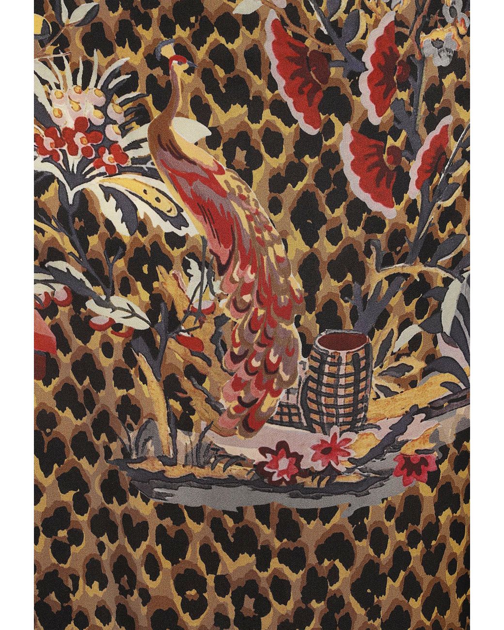 Etro Brown Printed Scarf