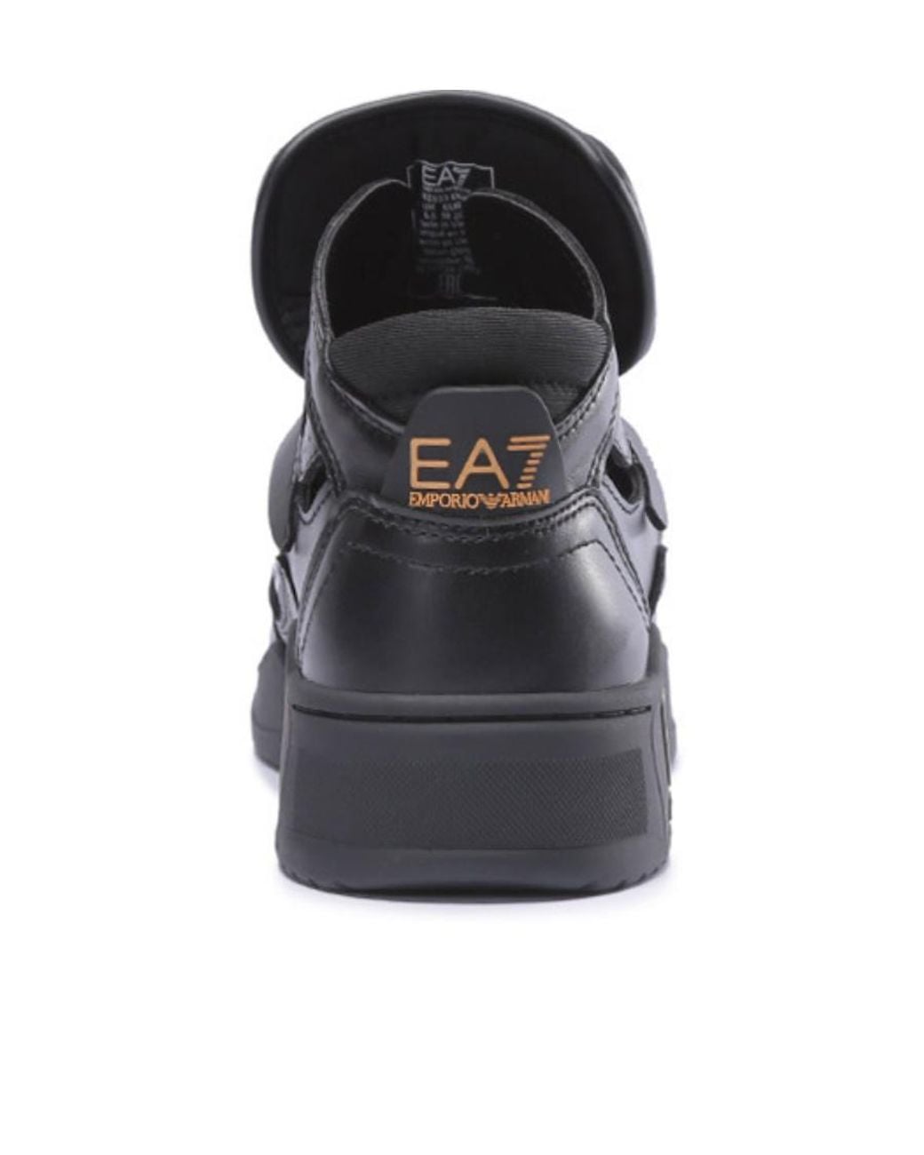 EA7 Black Ultimate Kombat High-Top Sneakers for men