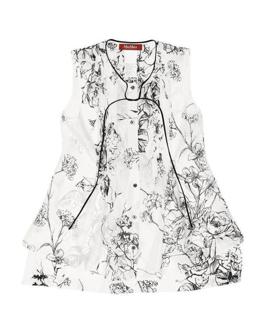 Max Mara White Matilde Blouse