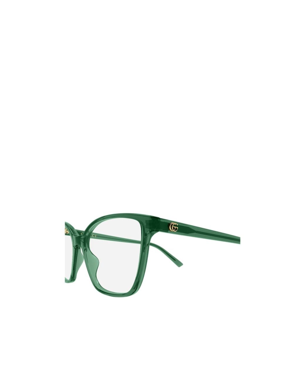 Gucci Green Cat-Eye Eyeglasses