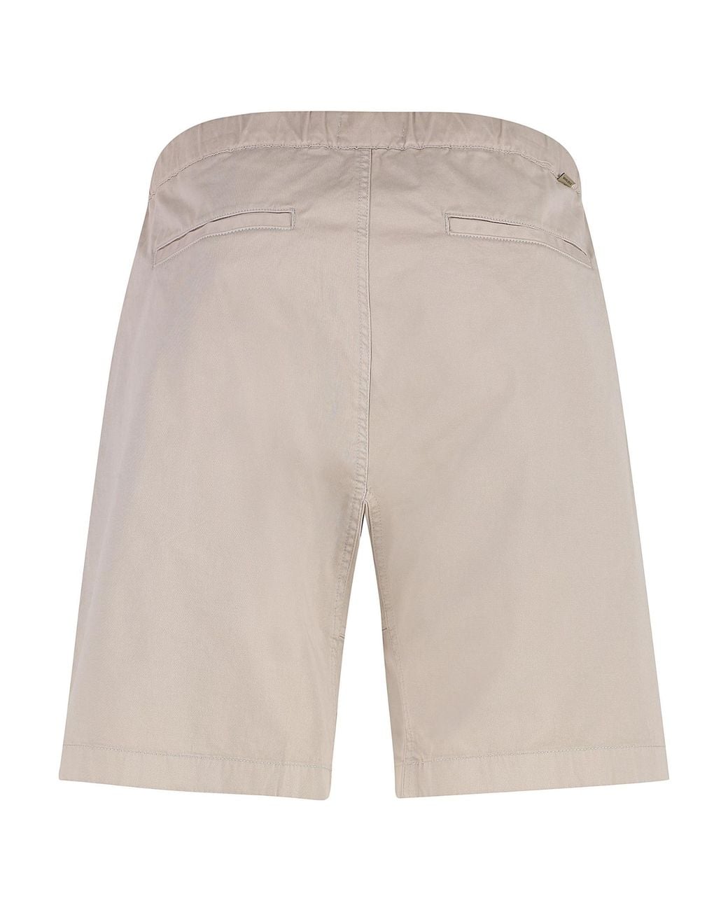 Woolrich Gray Belted Bermuda Shorts for men